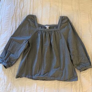 J. Crew Square Neck Blouse